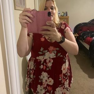 Red Supersoft Babydoll T-shirt